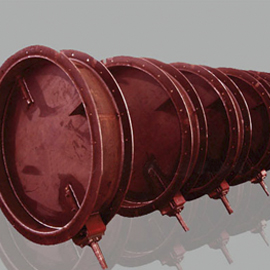 單密封單軸圓形擋板門